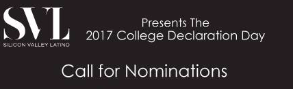 2017 College Declaration Day -  Call for Nominations