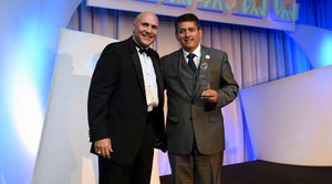 Jorge Escobar recognized at HITEC 100 Awards Ceremony