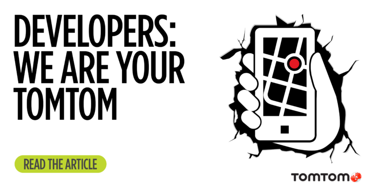 Developers: We are your TomTom! Here is what we can do for you. From Cultura Ambassador Leandro Margulis