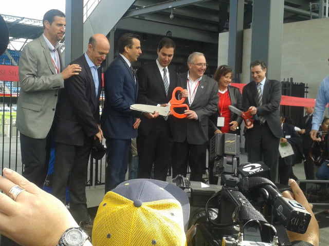 San Jose Earthquakes Avaya Stadium ribbon cutting ceremony