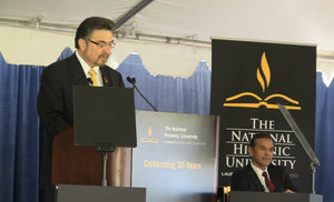 Dr. Lopez addresses National Hispanic University online courses