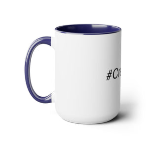 SVL #CreoEnTi Two-Tone Coffee Mugs, 15oz