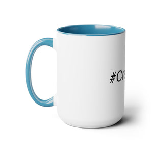 SVL #CreoEnTi Two-Tone Coffee Mugs, 15oz