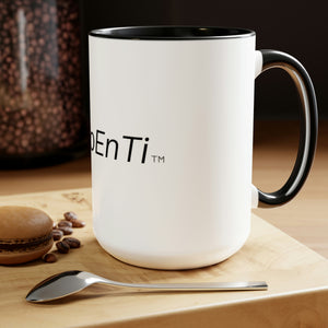 SVL #CreoEnTi Two-Tone Coffee Mugs, 15oz